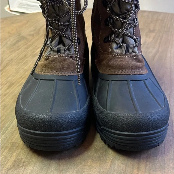 Men’s Brown and Black Winter Boots size 11 - Picture 6 of 6